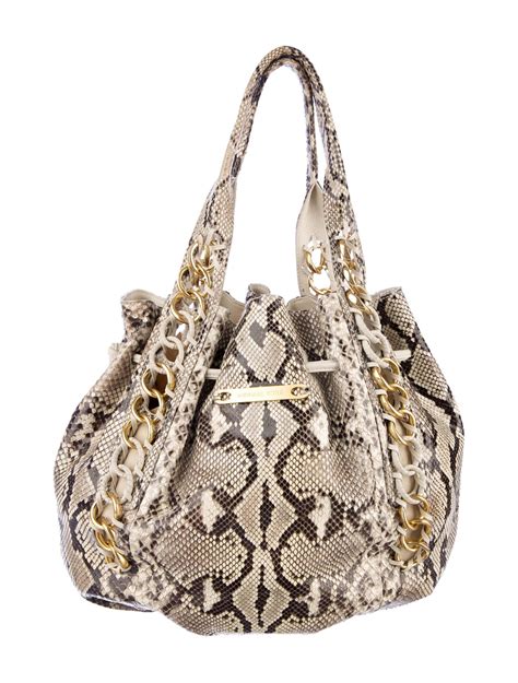 michael kors snakesin bag|Michael Kors snake skin bag.